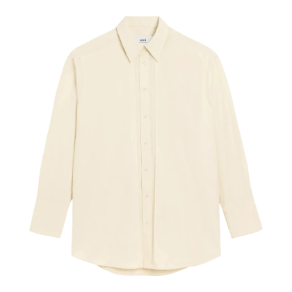 AMI Paris - Oversize-Hemd mit unversäuberten Kanten - Größe XL - creme AMI Paris - Oversize-Hemd mit unversäuberten Kanten - Größe XL - creme