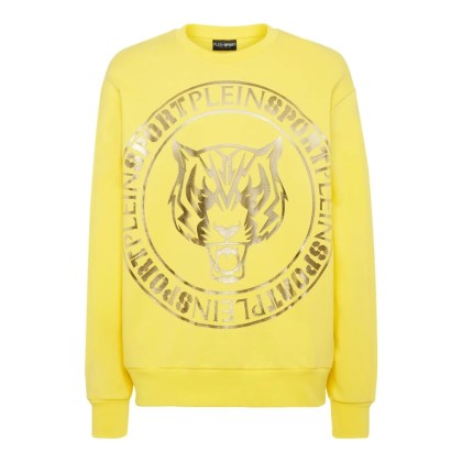 Plein Sport - Sweatshirt Tiger - Größe S - gelb Plein Sport - Sweatshirt Tiger - Größe S - gelb