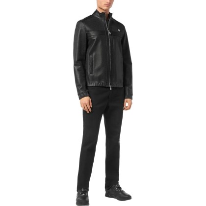 BILLIONAIRE - Lederjacke - Größe 3XL - schwarz – Bild 4