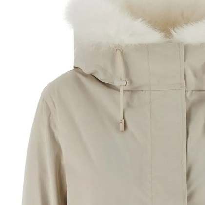 Yves Salomon - 2-In-1 Parka - Größe 38 - beige – Bild 2