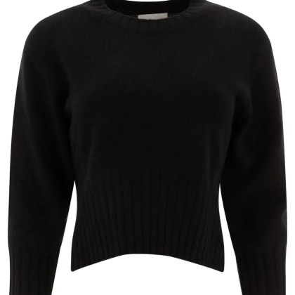 Loulou Studio - Cropped Black Cashmere Knitwear - Größe S - schwarz Loulou Studio - Cropped Black Cashmere Knitwear - Größe S - schwarz