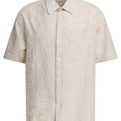 NORSE PROJECTS - "Ole Fil Coupe Ss" Shirt - Größe M - weiß NORSE PROJECTS - "Ole Fil Coupe Ss" Shirt - Größe M - weiß