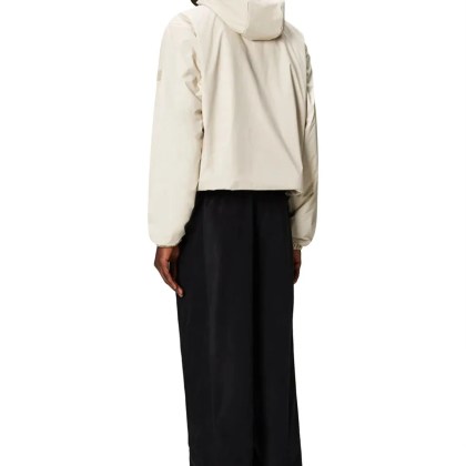 Rains - Rains Lohja Short Insulated Regenjas Beige 15780 - Größe XL - beige – Bild 3