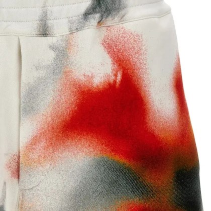 Alexander McQueen - 'Obscured Flower' Bermuda Shorts - Größe S - weiß – Bild 3