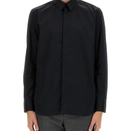 Pt Torino - Fitted Black Cotton Shirt - Größe 40 - schwarz Pt Torino - Fitted Black Cotton Shirt - Größe 40 - schwarz