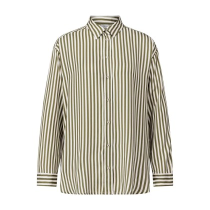 Emily can den Bergh - Oversized Hemdluse mit Streifen - Größe 34 - grün Emily can den Bergh - Oversized Hemdluse mit Streifen - Größe 34 - grün