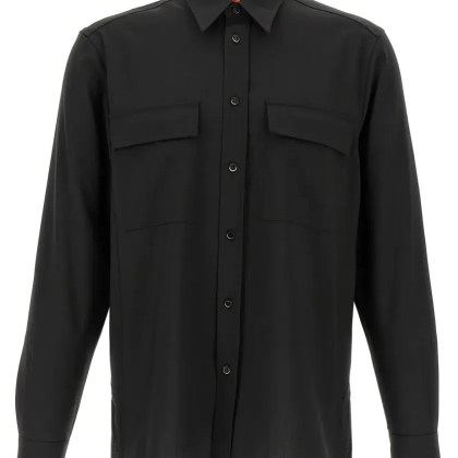Barena - %27Den%27 Shirt - Größe 50 - schwarz Barena - %27Den%27 Shirt - Größe 50 - schwarz