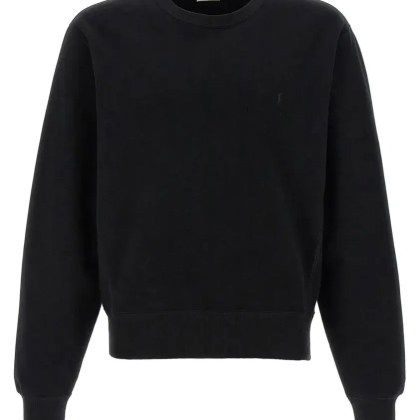Saint Laurent - %27Cassandre%27 Sweatshirt - Größe XXL - schwarz Saint Laurent - %27Cassandre%27 Sweatshirt - Größe XXL - schwarz