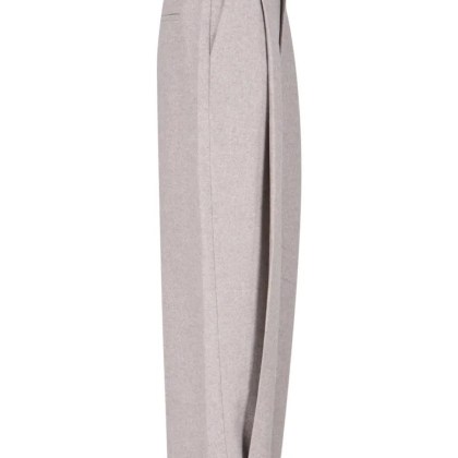 FILIPPA K - K Wide Trousers In Grey Wool Blend - Größe 38 - grau – Bild 4