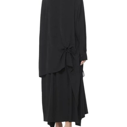 Y-3 - Shirt With Cut Out Details - Größe XS - schwarz – Bild 2