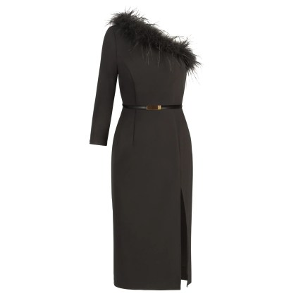 Apart - One-Shoulder Cocktailkleid - Größe 42 - schwarz Apart - One-Shoulder Cocktailkleid - Größe 42 - schwarz