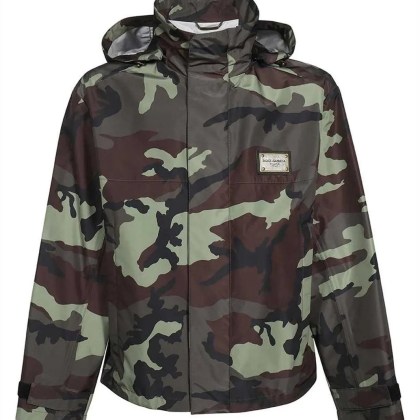 Dolce&Gabbana - Dolce & Gabbana Camouflage Jacket - Größe 46 - green Dolce&Gabbana - Dolce & Gabbana Camouflage Jacket - Größe 46 - green
