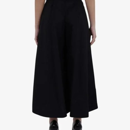 Simona Corsellini - Wide-Leg Trousers With High Waist - Größe 42 - schwarz – Bild 4