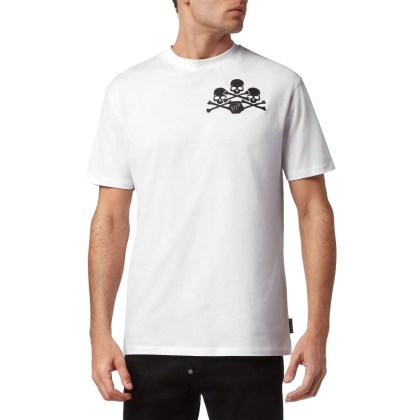 Philipp Plein - T-Shirt Skull - Größe L - weiß – Bild 4