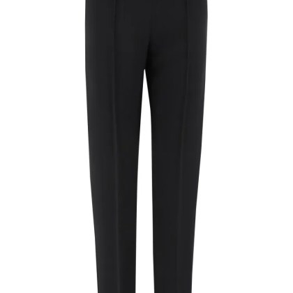 Giorgio Armani - Tailored Stretch Viscose Pants With Pleated Detail - Größe 44 - schwarz Giorgio Armani - Tailored Stretch Viscose Pants With Pleated Detail - Größe 44 - schwarz