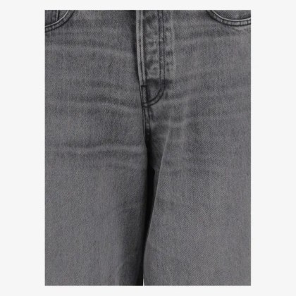 Haikure - Wide Fit Cotton Denim Jeans - Größe 24 - grau – Bild 2