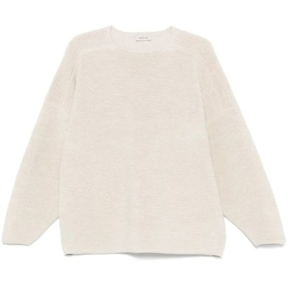 FEAR OF GOD - Ottoman Straight Neck Sweater - Größe M - beige FEAR OF GOD - Ottoman Straight Neck Sweater - Größe M - beige