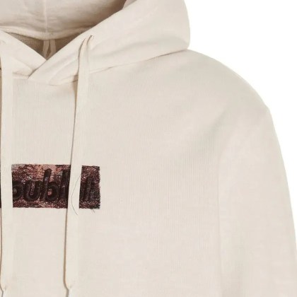 Doublet - 'Polyurethane Embroidery' Hoodie - Größe S - beige – Bild 3