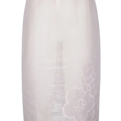 Cecille Bahnsen - Bambi Liquid Myrtia Skirt - Größe 8 - weiß Cecille Bahnsen - Bambi Liquid Myrtia Skirt - Größe 8 - weiß