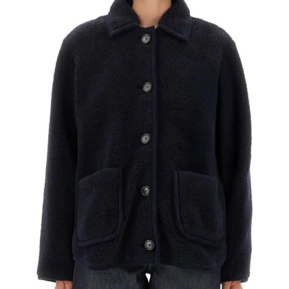 A.P.C. - "Estelle" Blouson Jacket - Größe 42 - schwarz A.P.C. - "Estelle" Blouson Jacket - Größe 42 - schwarz