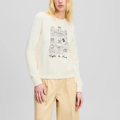 Karl Lagerfeld - x JORGE PARRA - Größe XS - creme – Bild 4