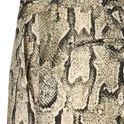 Dries Van Noten - High-Waisted Snake Print Trousers With Classic Wai - Größe 38 - bunt – Bild 2