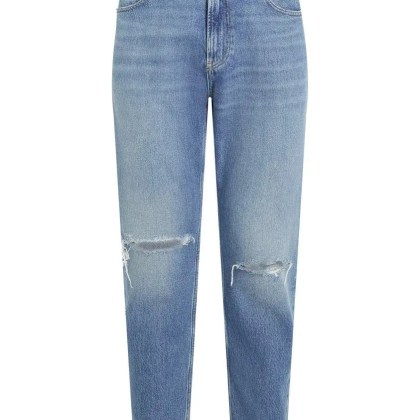 Calvin Klein - High-Waisted Relaxed Fit Jeans - Größe 33 - blau Calvin Klein - High-Waisted Relaxed Fit Jeans - Größe 33 - blau
