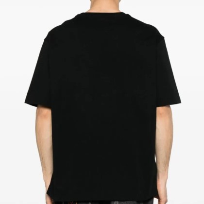 Ferrari - Graphic Print Black Cotton T-Shirt - Größe S - schwarz – Bild 3