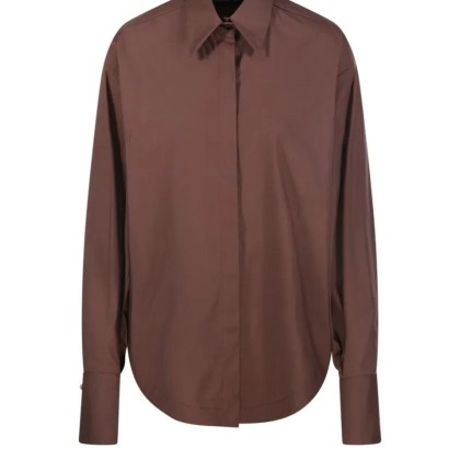 Federica Tosi - Brown Over Shirt - Größe 42 - braun Federica Tosi - Brown Over Shirt - Größe 42 - braun