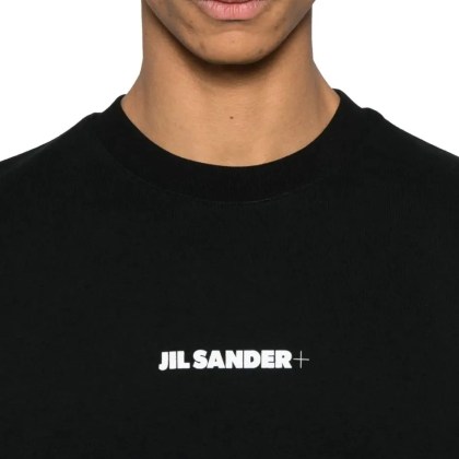 Jil Sander - Logo Sweatshirt Black - Größe S - schwarz – Bild 3