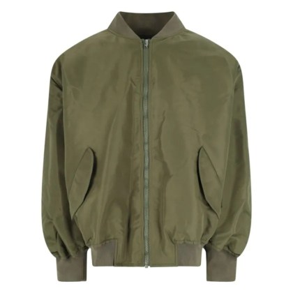Hed Mayner - Green Nylon Zip Jacket With Ribbed Details - Größe M - green Hed Mayner - Green Nylon Zip Jacket With Ribbed Details - Größe M - green