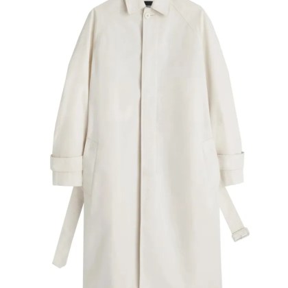PHOEBE PHILO - Oversized Car Coat With Classic Collar And Belted - Größe 34 - beige PHOEBE PHILO - Oversized Car Coat With Classic Collar And Belted - Größe 34 - beige