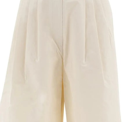 The Loom - Wide Leg Trousers With Pleated Front - Größe S - beige – Bild 3
