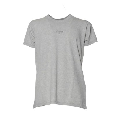 Maison Margiela - Light Grey Cotton T-Shirt With Logo Print - Größe XS - weiß Maison Margiela - Light Grey Cotton T-Shirt With Logo Print - Größe XS - weiß