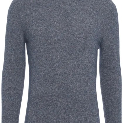 Kangra - Wool blend turtleneck sweater - Größe 50 - blau Kangra - Wool blend turtleneck sweater - Größe 50 - blau