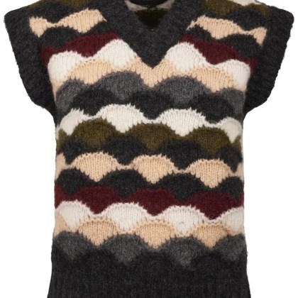 Alanui - Shattered Stripes Knit Vest - Größe XS - bunt Alanui - Shattered Stripes Knit Vest - Größe XS - bunt