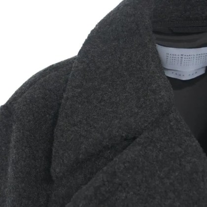 Harris Wharf - Knit boucle peacoat - Größe 46 - beige – Bild 3