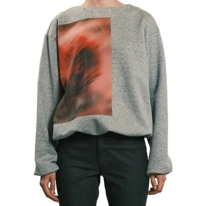Tanaka - Relaxed Fit Crewneck Sweatshirt With Distinctive A - Größe M - grau Tanaka - Relaxed Fit Crewneck Sweatshirt With Distinctive A - Größe M - grau
