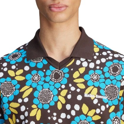 Adidas - Wales Bonner Knit F Polo Multicolor - Größe L - bunt – Bild 4