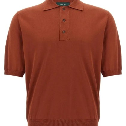 Zanone - Cotton Polo Shirt - Größe 54 - rot Zanone - Cotton Polo Shirt - Größe 54 - rot