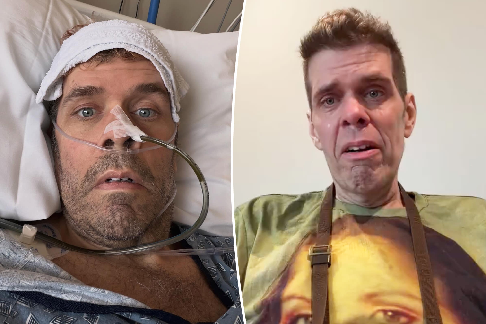 Perez Hilton explains how his ‘stupidity’ while battling the flu put him in the hospital for 21 days Perez Hilton explains how his ‘stupidity’ while battling the flu put him in the hospital for 21 days