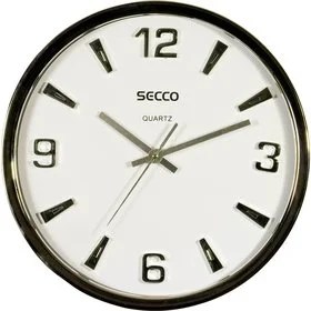 Wall Clock Battery Power ,housing Circular Plastic Sleeve,silver Color