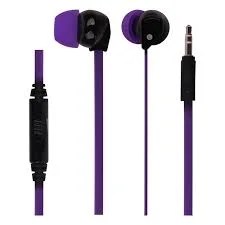 In-ear Headphones With Volume Control Purple
