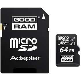Microsdxc 64 Gigabytes Cl10 Uhs1 + Adap. Goodram