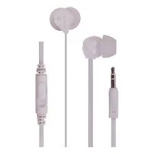 In-ear Headphones With Volume Control White