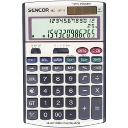 Desktop Calculator Large 3 Line 12 Digit Lcd
