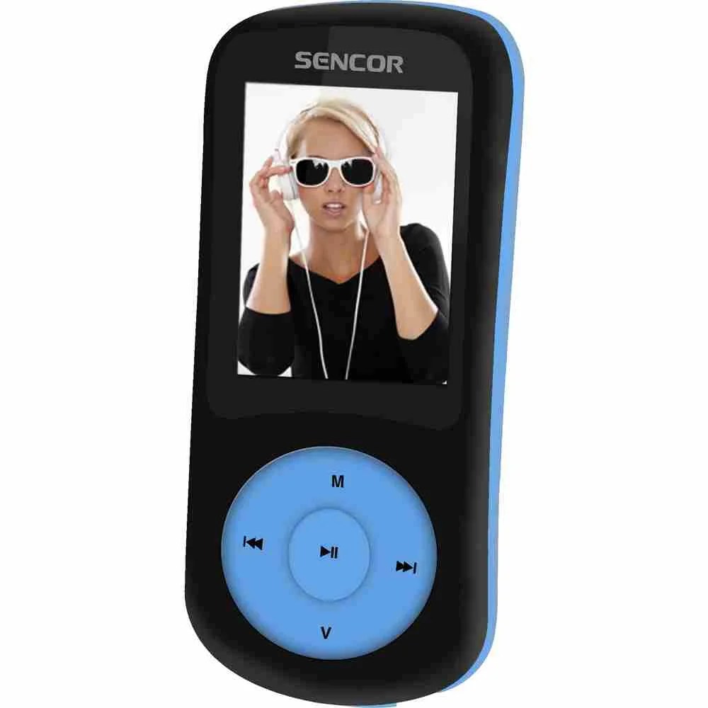 Blue Mp3 / Mp4 Player 8gb With Fm Radio