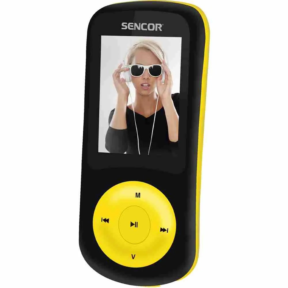 Yellow Mp3 / Mp4 Player 8gb With Fm Radio