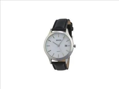 Men’s Leather Strap Wrist Watch