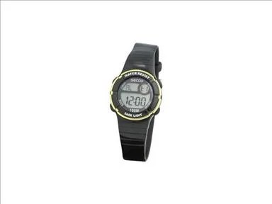 Black Secco Wrist Watch